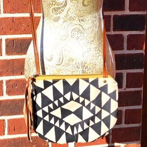 Rachel Elise crossbody bag with bootie design